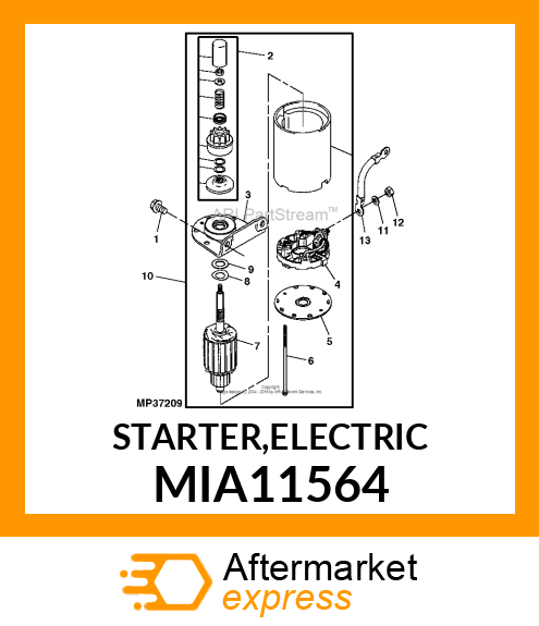 STARTER,ELECTRIC MIA11564