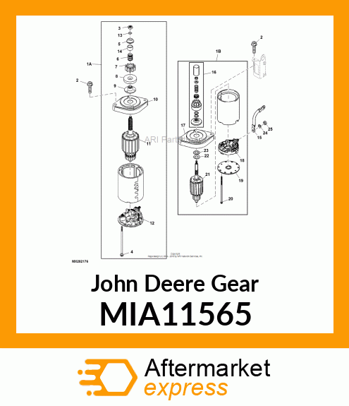 GEAR ASSY MIA11565