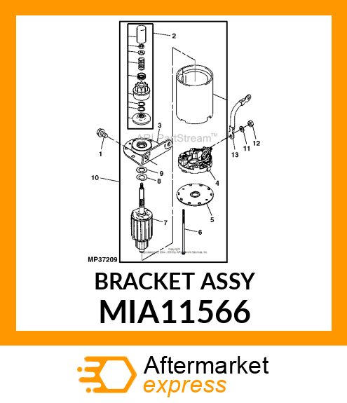 BRACKET ASSY MIA11566