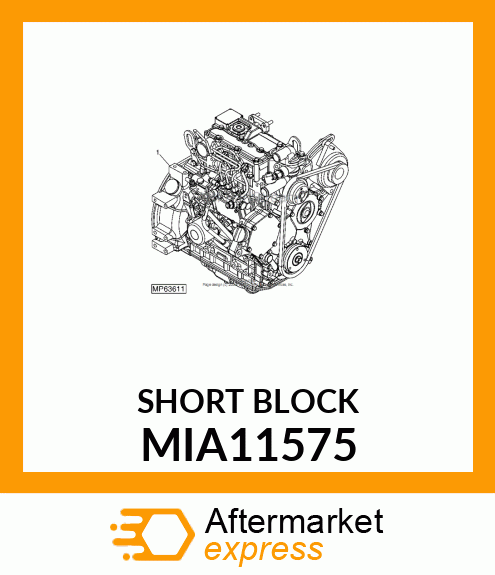 SHORT BLOCK MIA11575