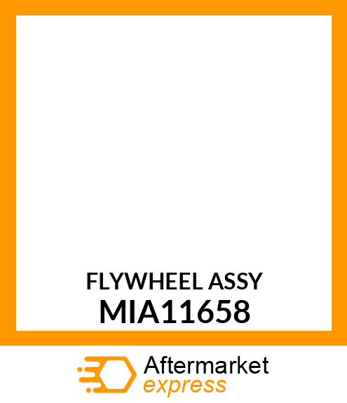 FLYWHEEL, FLYWHEEL ASSY MIA11658