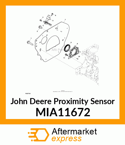 SENSOR, CRANK POSITION MIA11672