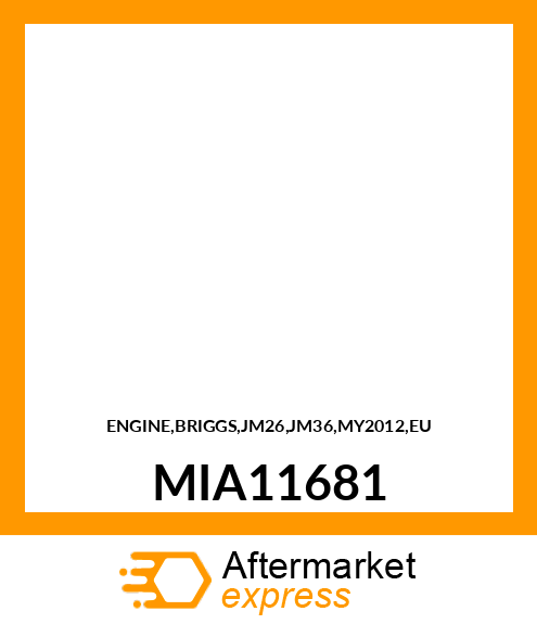 GASOLINE ENGINE MIA11681