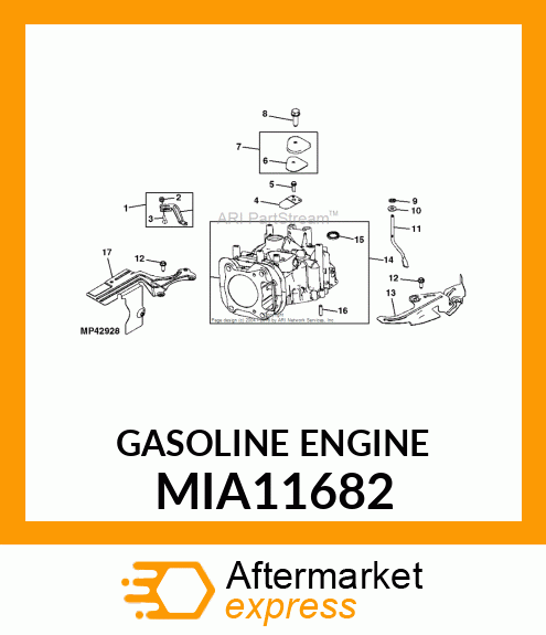 GASOLINE ENGINE MIA11682