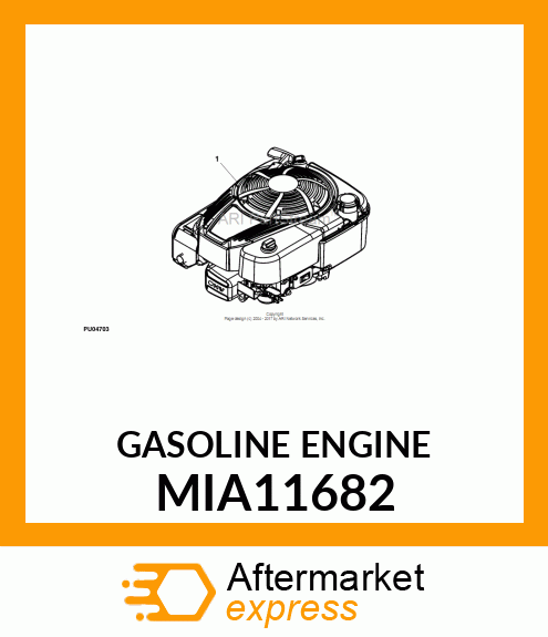 GASOLINE ENGINE MIA11682