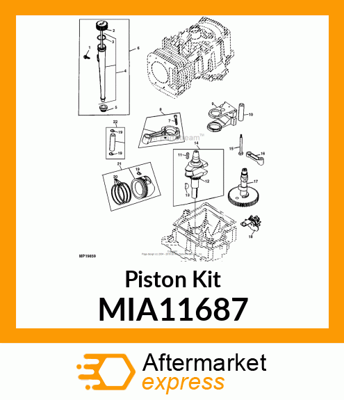Piston Kit MIA11687