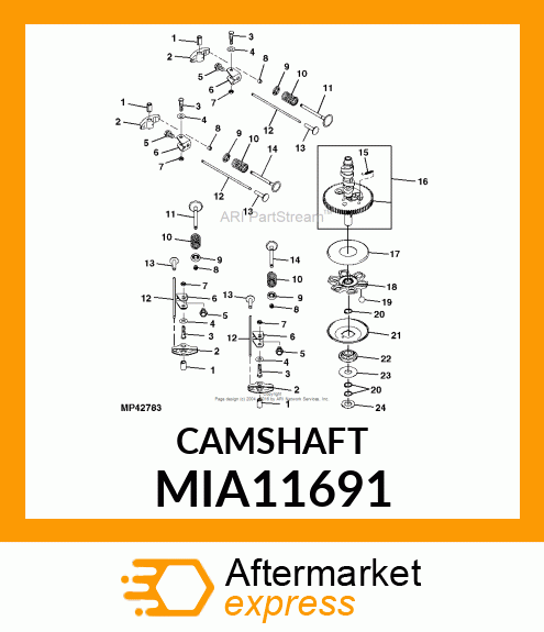 CAMSHAFT MIA11691