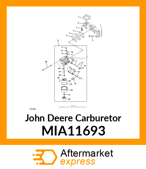 CARBURETOR MIA11693