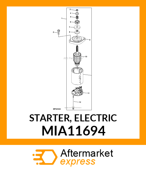 STARTER, ELECTRIC MIA11694