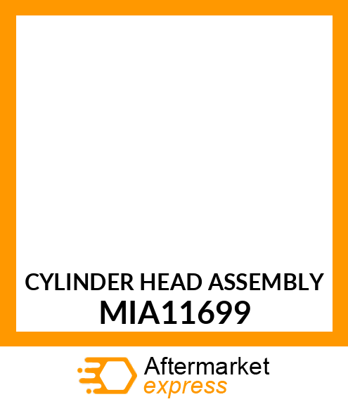 CYLINDER HEAD ASSEMBLY MIA11699