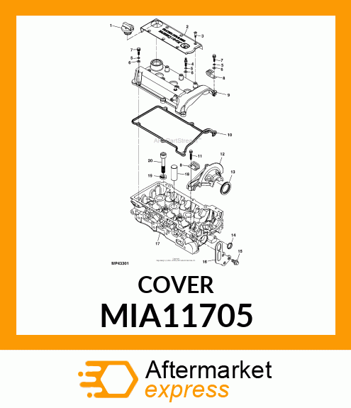 COVER, OILING PORT MIA11705