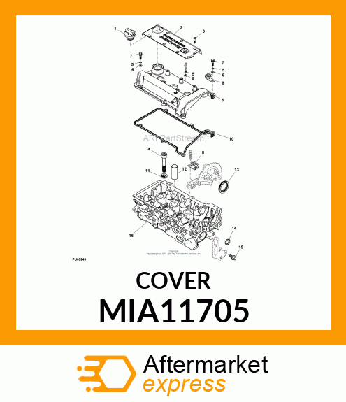 COVER, OILING PORT MIA11705