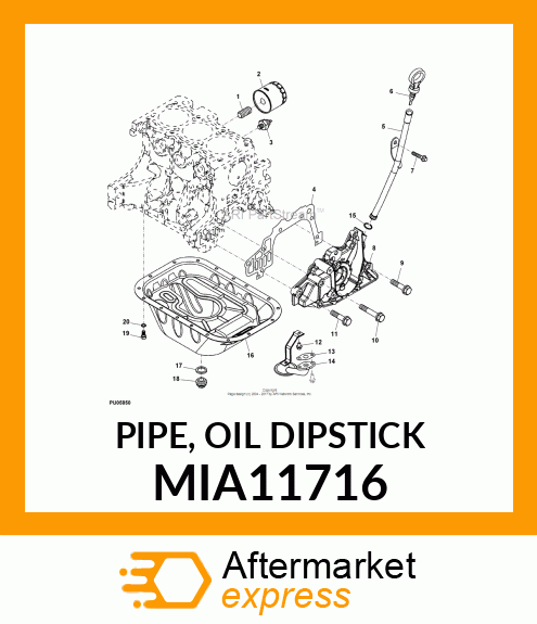 PIPE, OIL DIPSTICK MIA11716