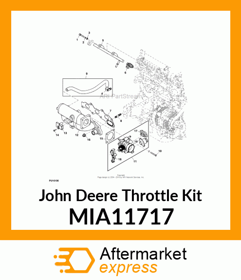 THROTTLE BODY MIA11717