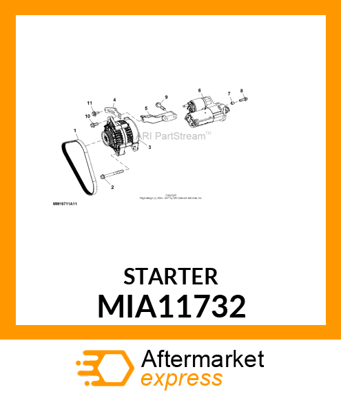 STARTER MIA11732