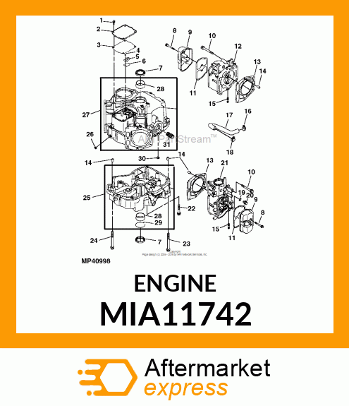 Short Block Assembly MIA11742