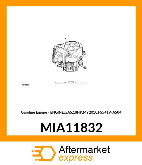 GASOLINE ENGINE, KAWASAKI FS600V MIA11832