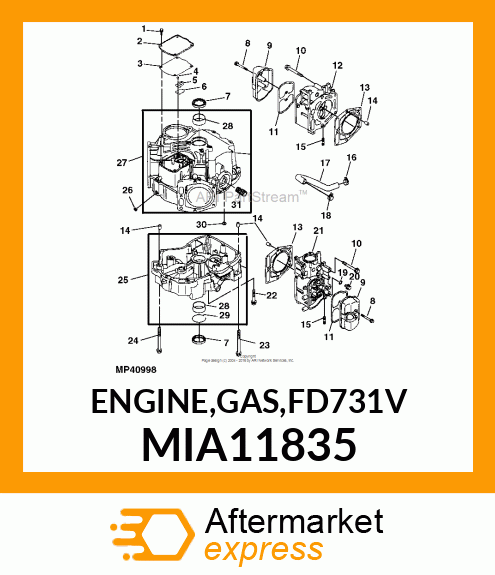 ENGINE,GAS,FD731V MIA11835