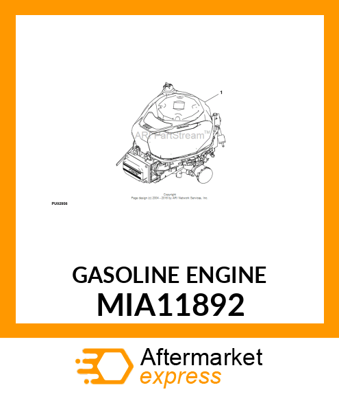 GASOLINE ENGINE MIA11892