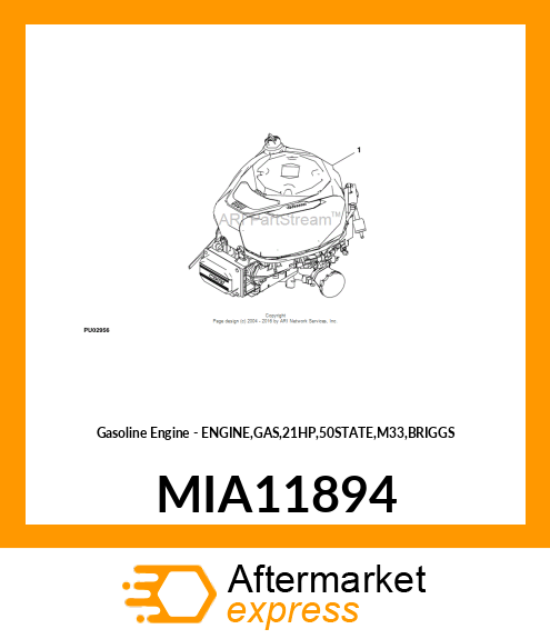 Gasoline Engine MIA11894