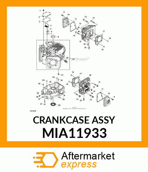 CRANKCASE ASSY MIA11933