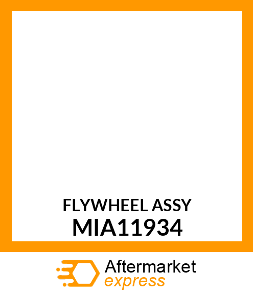 FLYWHEEL ASSY MIA11934