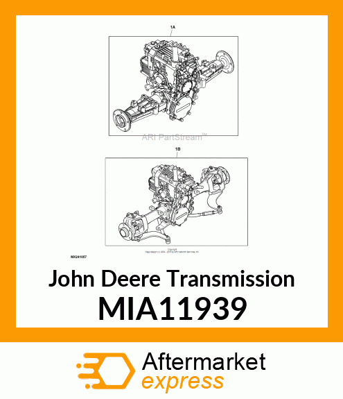 TRANSMISSION, 2WS/2WD MIA11939