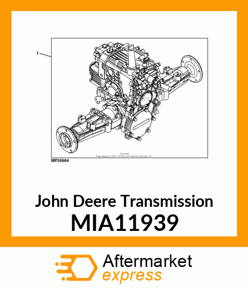 TRANSMISSION, 2WS/2WD MIA11939