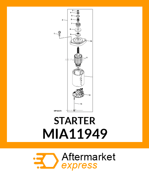 STARTER, ELECTRIC MIA11949