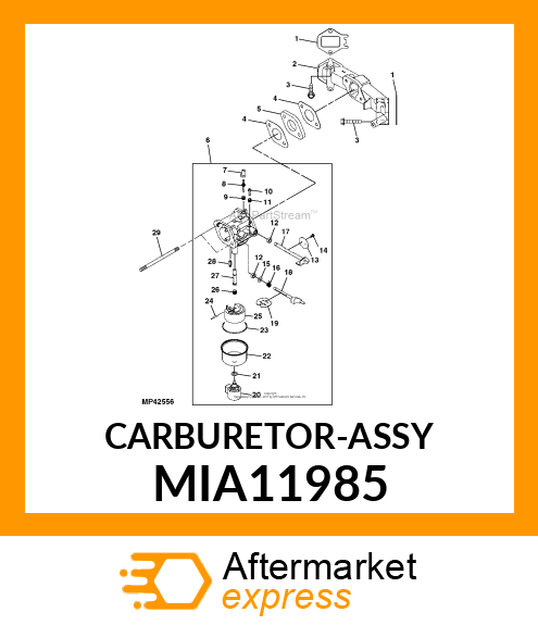 CARBURETOR MIA11985