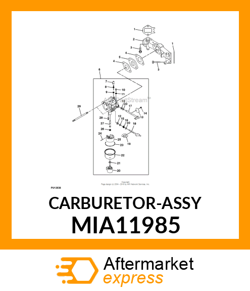 CARBURETOR MIA11985