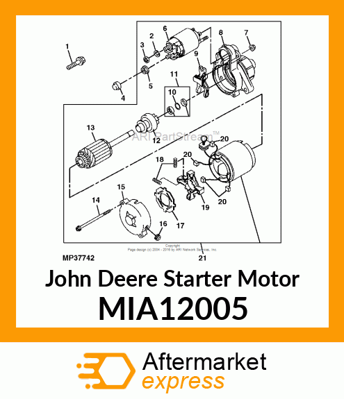 STARTER, ELCTRIC MIA12005