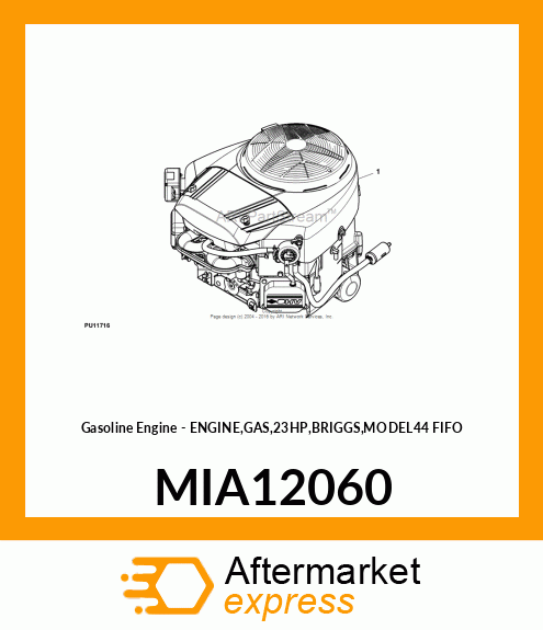 Gasoline Engine MIA12060