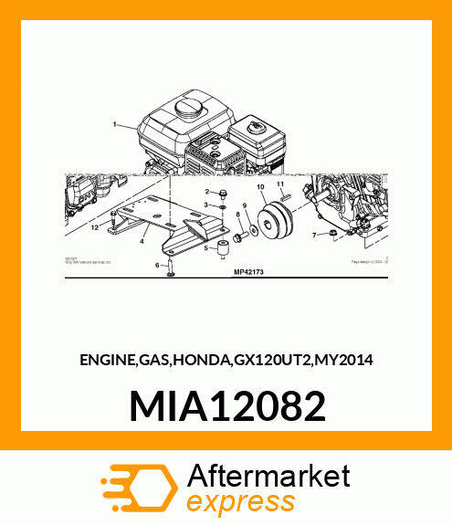 GASOLINE ENGINE MIA12082