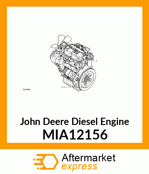 ENGINE,DIESEL 3TNM74F MIA12156