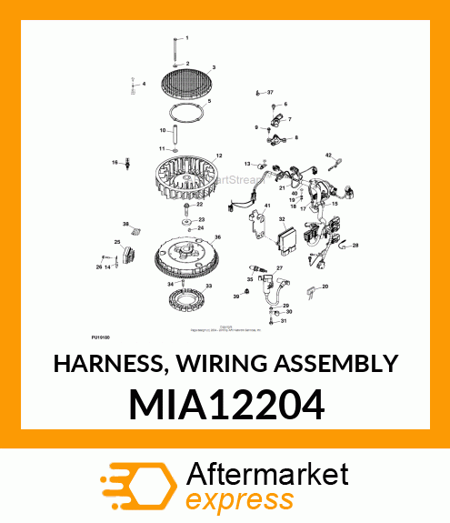 HARNESS, WIRING ASSEMBLY MIA12204