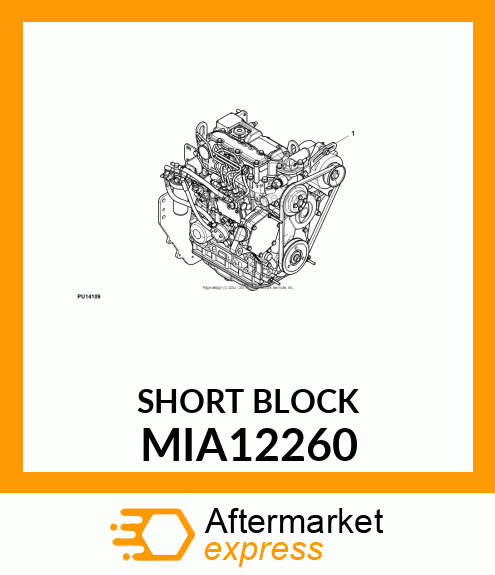 SHORT BLOCK MIA12260