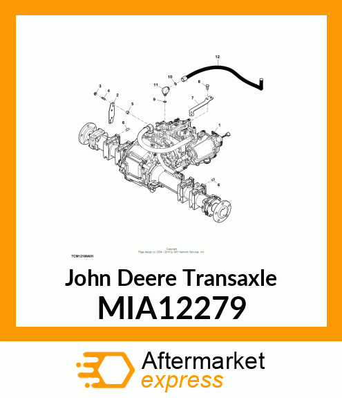 TRANSAXLE, TRANSAXLE ASSY, 4WD, MY2 MIA12279