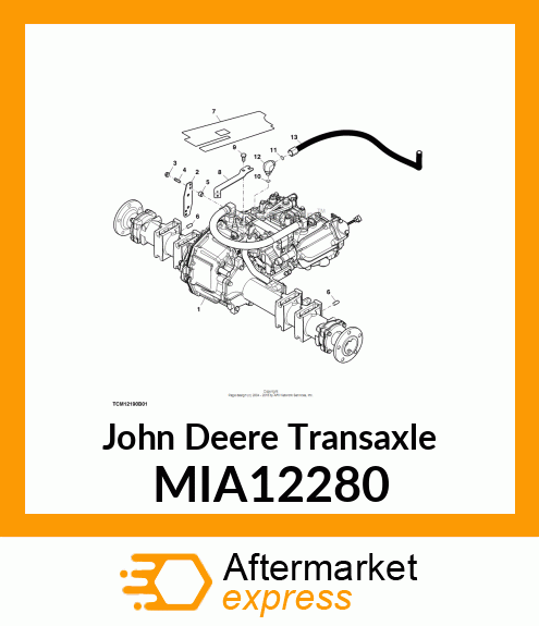 TRANSAXLE, TRANSAXLE ASSY, 2WD, MY MIA12280