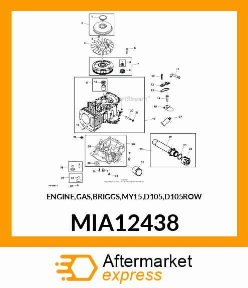 GASOLINE ENGINE MIA12438