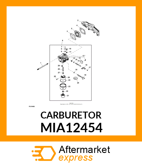 CARBURETOR MIA12454