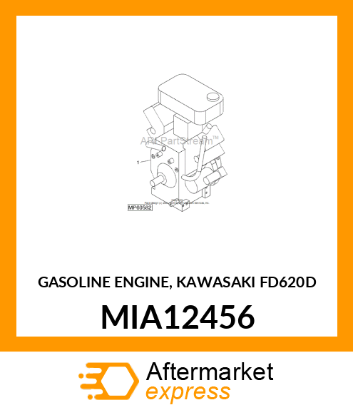 GASOLINE ENGINE, KAWASAKI FD620D MIA12456