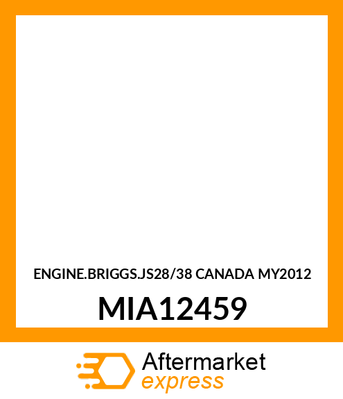 GASOLINE ENGINE MIA12459