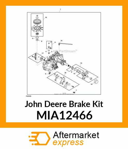 KIT, BRAKE MIA12466