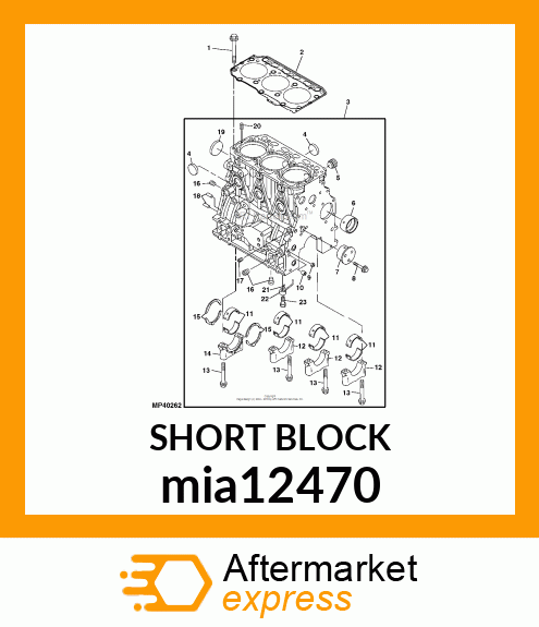 SHORT BLOCK mia12470