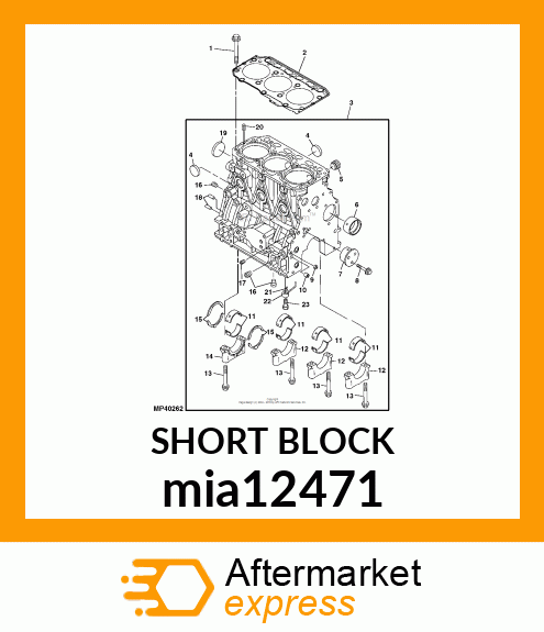 SHORT BLOCK mia12471