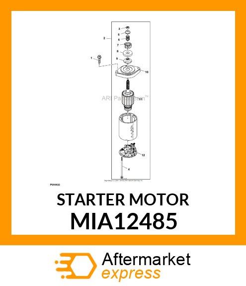STARTER, ELECTRIC MIA12485