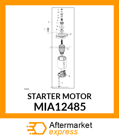 STARTER, ELECTRIC MIA12485