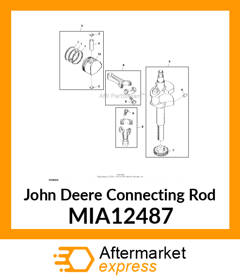 ROD ASSY, CONNECTING MIA12487