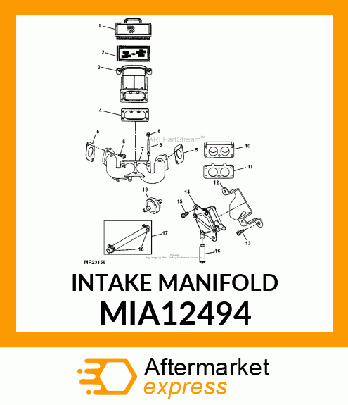 INTAKE MANIFOLD MIA12494